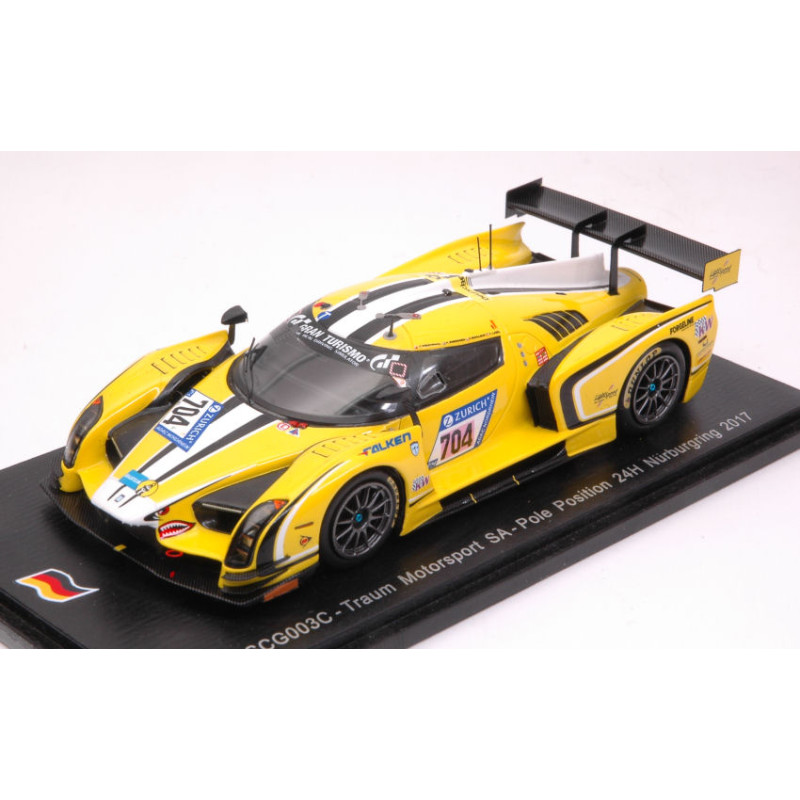 1:43 Spark SCG003C N704 Nurburgring 2017 Westphal mailleux simonsen laser