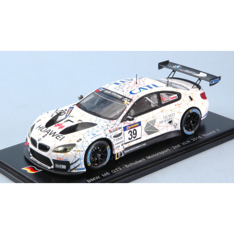 1:43 Spark BMW M6 N39 2nd VLN 2016 Round 3 L.luhr m.tomczyk j.edwards