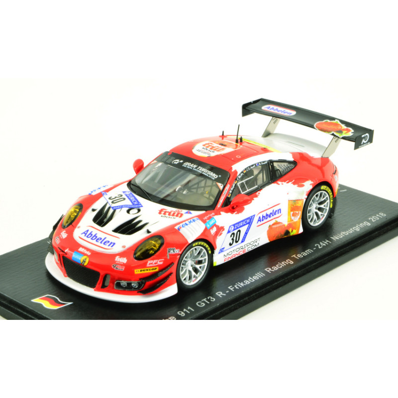 1:43 Spark Porsche 911 GT3 R N30 24H Nurburgring 2018 Arnold muller henzler c.