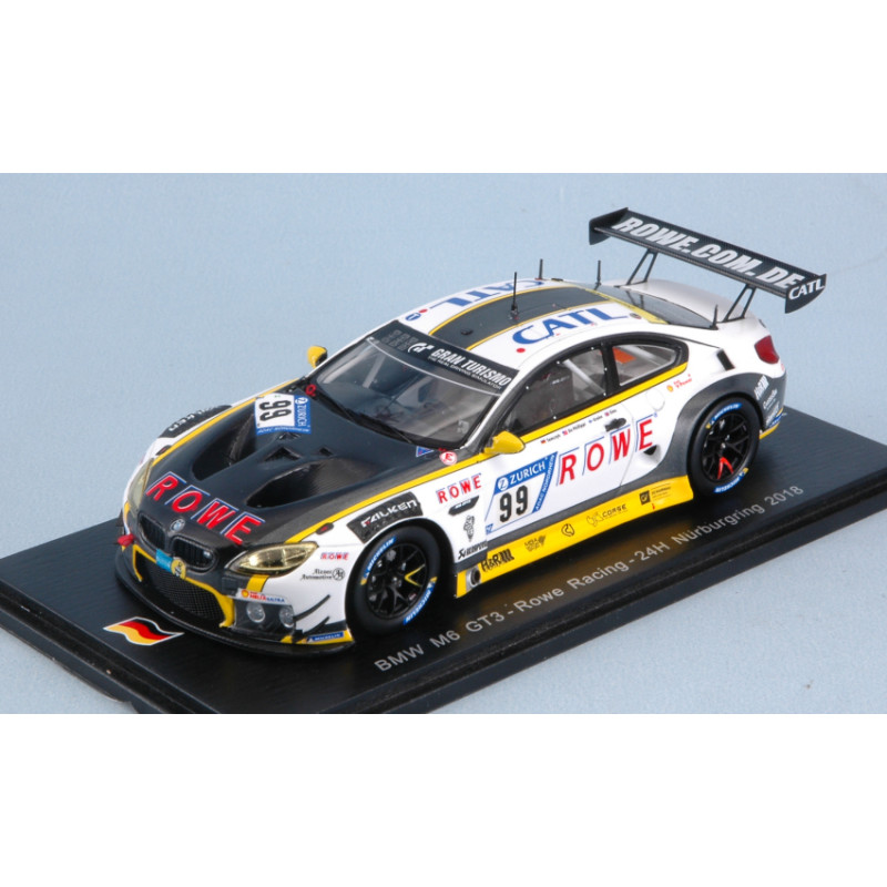 1:43 Spark BMW M6 GT3 N99 24H Nurburgring 2018 Sims krohn de Phillippi tomczuk