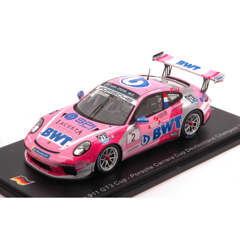 1:43 Spark Porsche Carrera CUP Deutschland N2 Champion 2019 J.andlauer