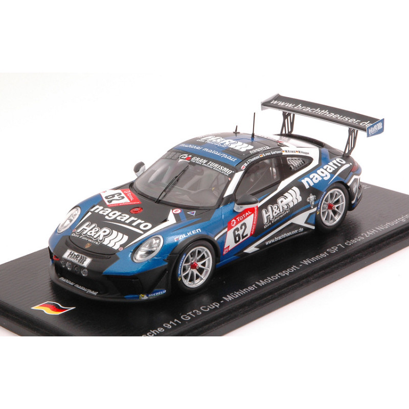 1:43 Spark Porsche 911 GT3 N62 Winner SP 7 Class 24H NURBURGR.2019 Thomas gartz.k