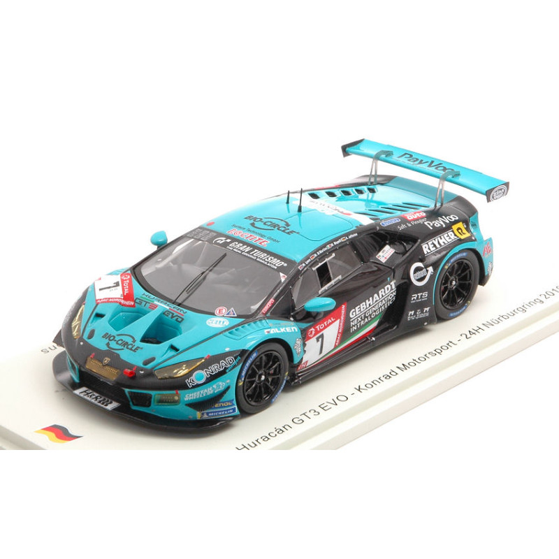 1:43 Spark Lamborghini Huracan GT3 EVO N7 24H Nurburgring Mapelli di Martino lyon