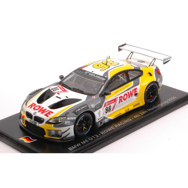 1:43 Spark BMW M6 GT3 N98 4th 24H Nurburgring 2020 Eng wittmann blomqvist