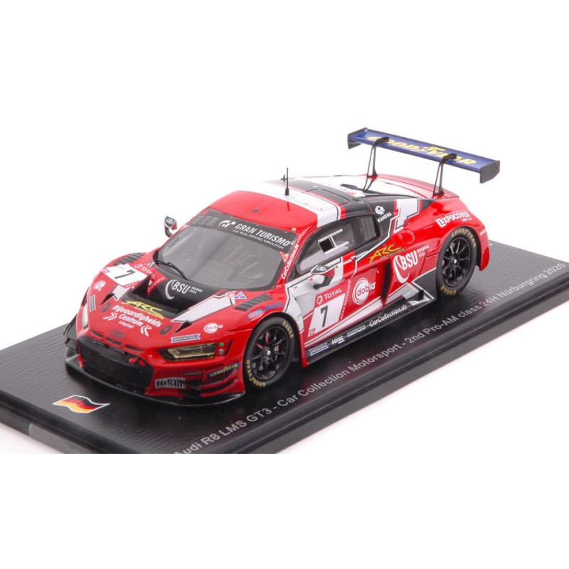 1:43 Spark Audi R8 GT3 N7 2nd Pro am 24H Nurburgring 2020 Dontje ortmann nieder.