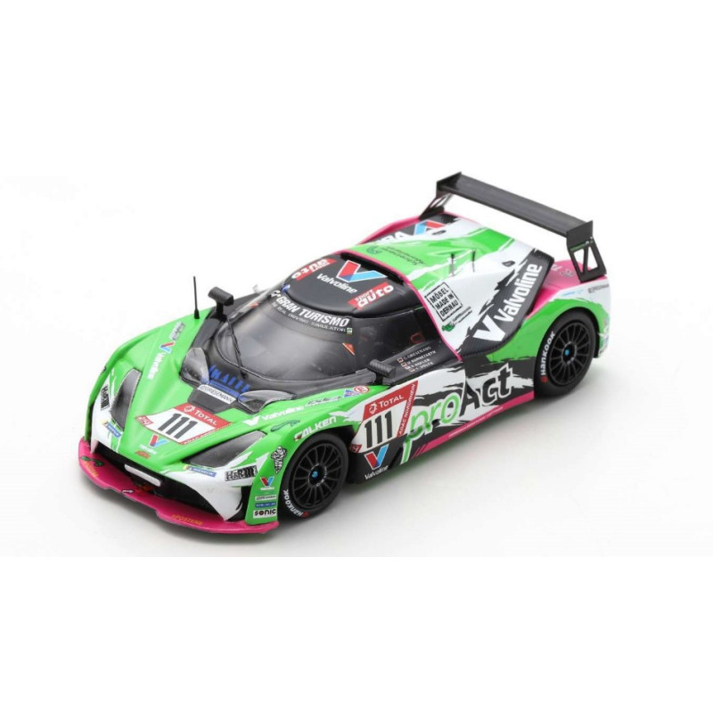 1:43 Spark KTM X bow GT4 N111 Winner Cup x Class 24H Nurburgring Volte kofler gri