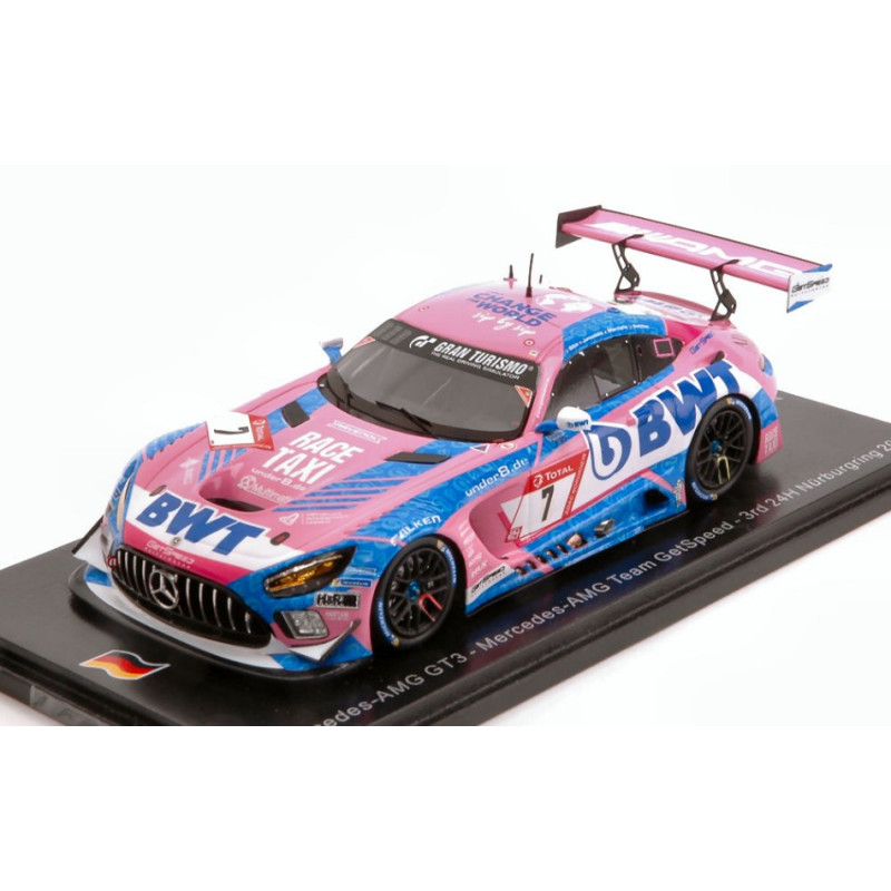 1:43 Spark Mercedes GT3 N7 3rd Nurburgring 2021 Gotz juncadella marciello