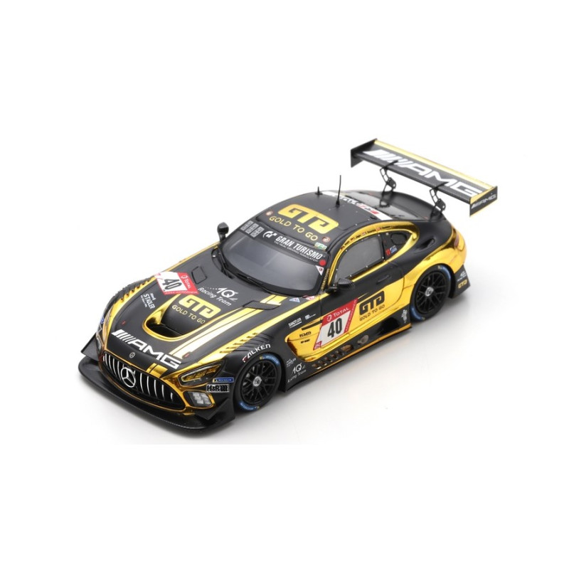 1:43 Spark Mercedes GT3 N40 10th 24H Nurburgring 2021 Heyer jager y.baumann d.bau