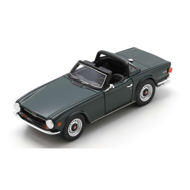 1:43 Schuco Triumph TR6 Verde W/hard TOP Open