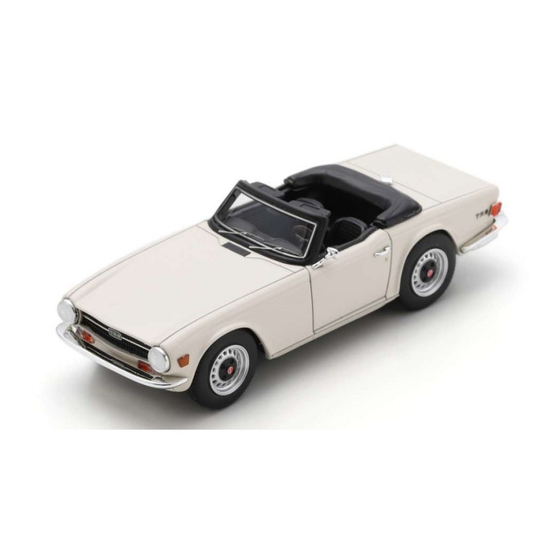 1:43 Schuco Triumph TR6 Bianco Open