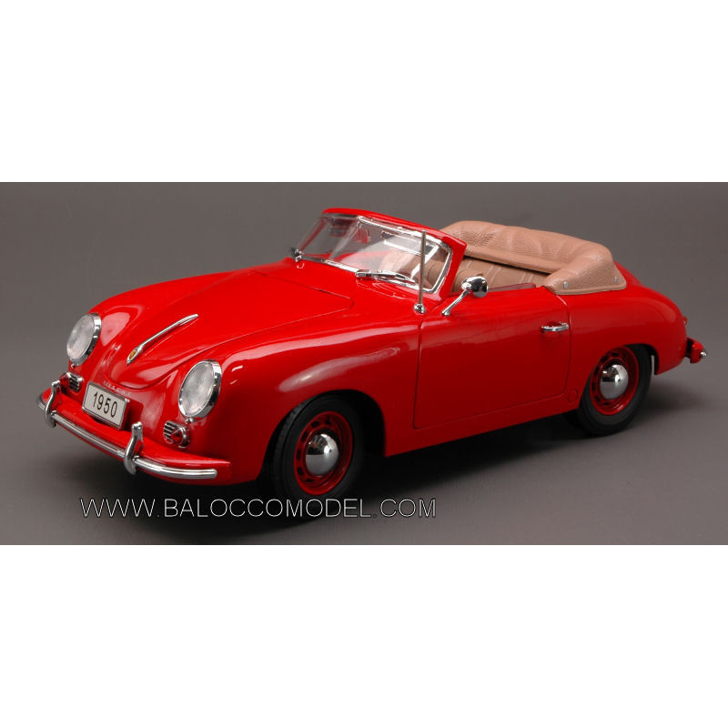 1:18 Signature Porsche 356 Cabrio 1950 Rosso