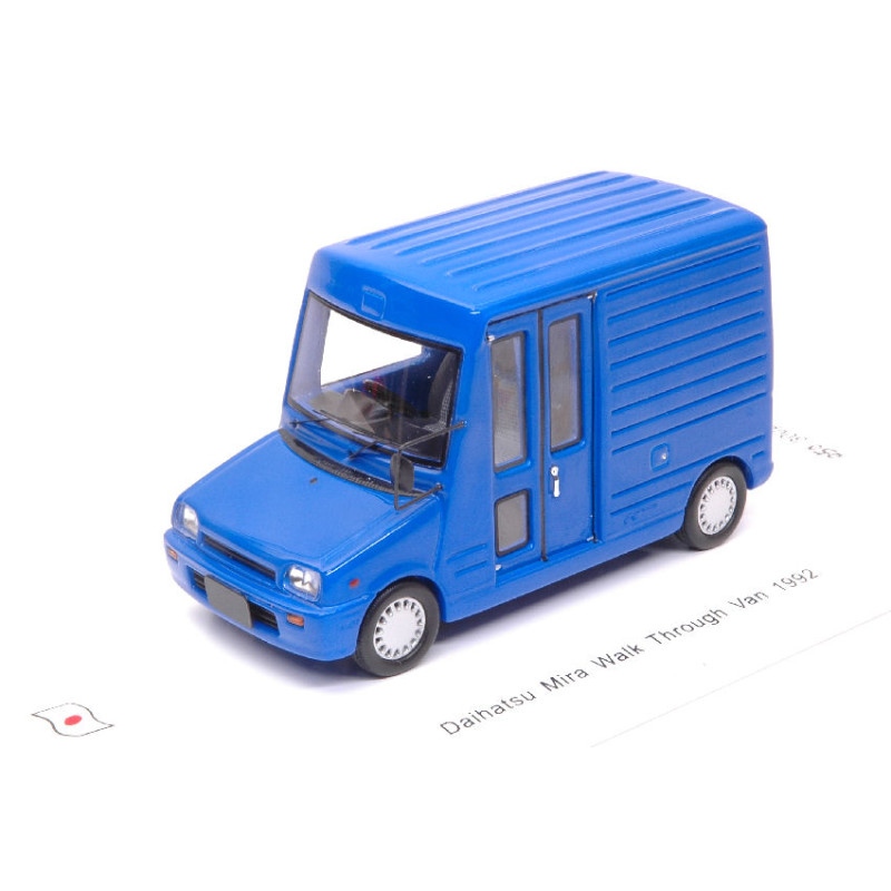 1:43 Spark Daihatsu Mira Walk Through VAN 1992 Blu