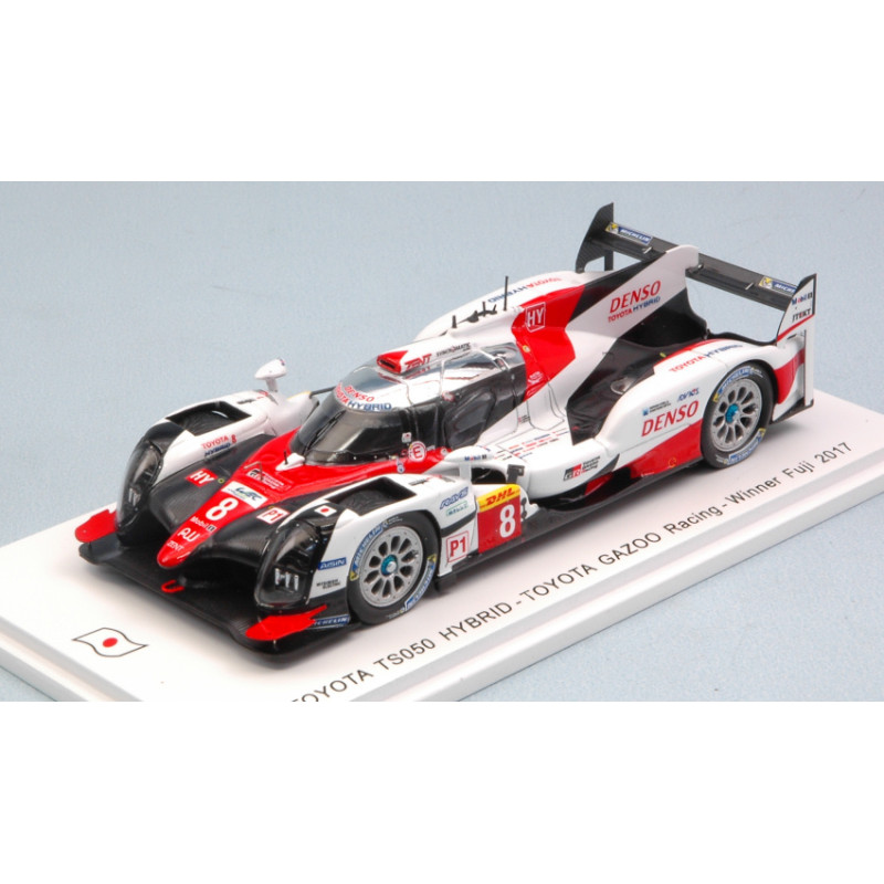 1:43 Spark Toyota TS50 Hybrid N8 Winner Fuji 2017 Buemi davidson nakajima