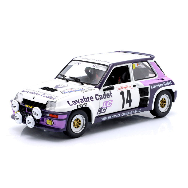 1:18 Solido Renault R5 Turbo N14 Rally Lyon Charbonnieres Auriol/tussiot