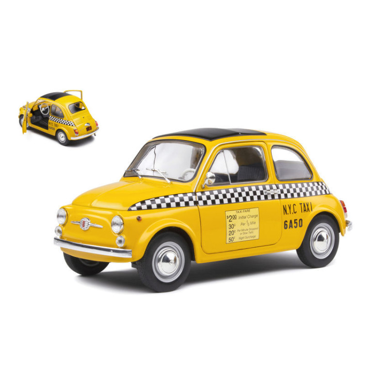 1:18 Solido Fiat 500 1965 Taxi NYC