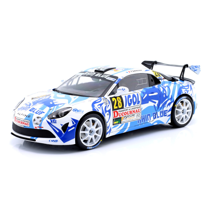 1:18 Solido Alpine A110 N28 Rally DU VAR 2021 Night Version Delec./de Castelli