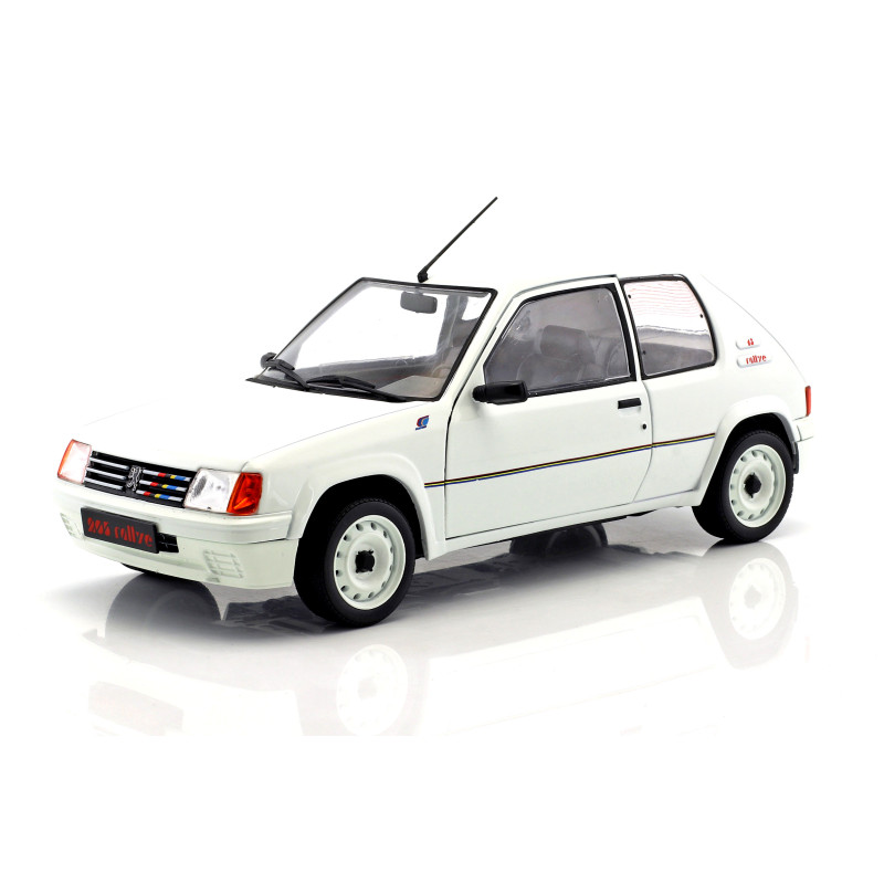 1:18 Solido Peugeot 205 1.3 Rally 1988 Bianco