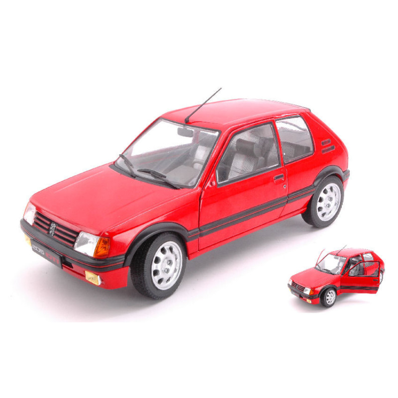 1:18 Solido Peugeot 205 GTI 1.9 Phase 1 Rosso