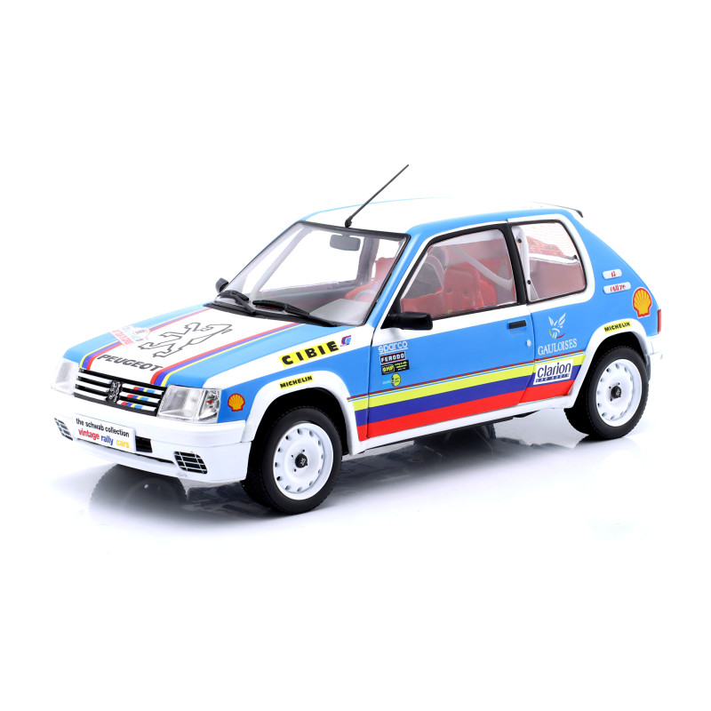 1:18 Solido Peugeot 205 1.9 Rally Schwab Collection 1990