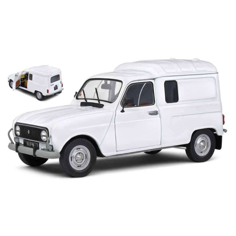 1:18 Solido Renault R4L F4 VAN 1975 Bianco