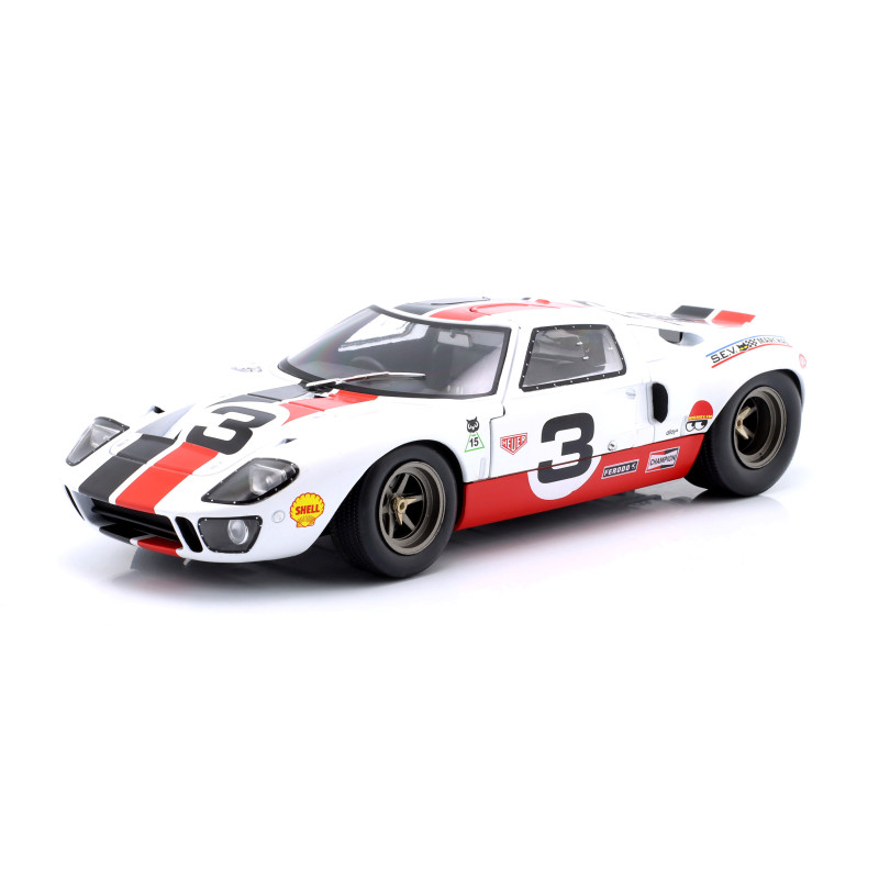 1:18 Solido Ford GT40 MKI N3 Eric Dean Design 2015 Bianco/rosso