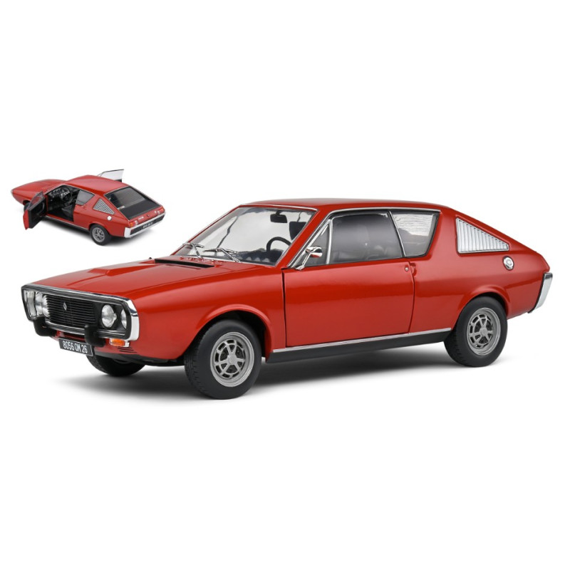 1:18 Solido Renault R17 MK1 1976 Rosso