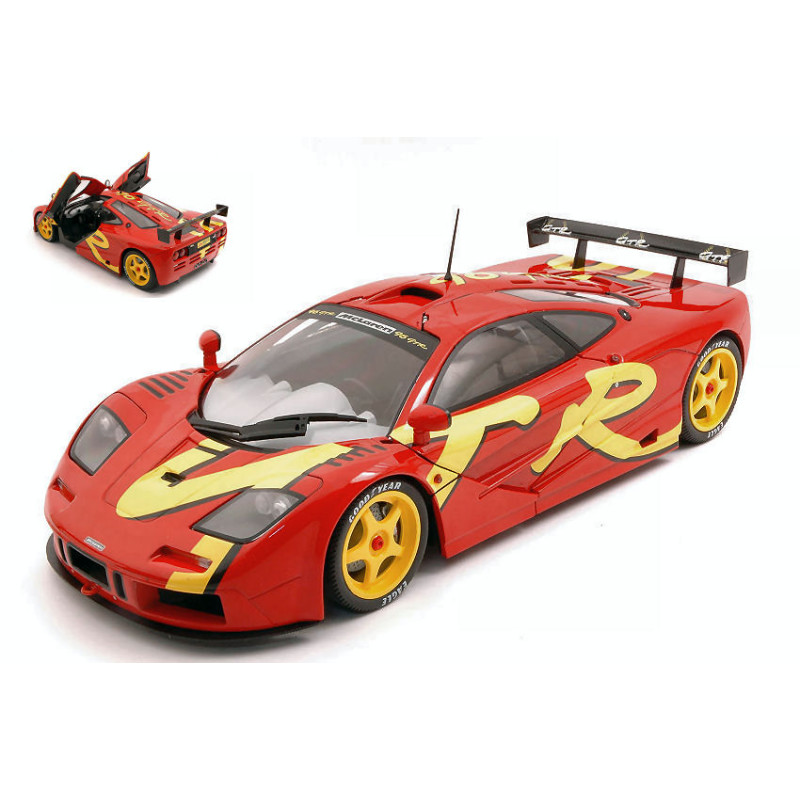 1:18 Solido MC Laren F1 GTR Short Tail 1996 Rosso/giallo