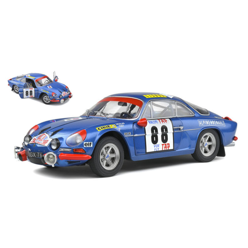 1:18 Solido Alpine A110 1600S N88 Rally Portugal 1969 J.p.nicolas j.todt