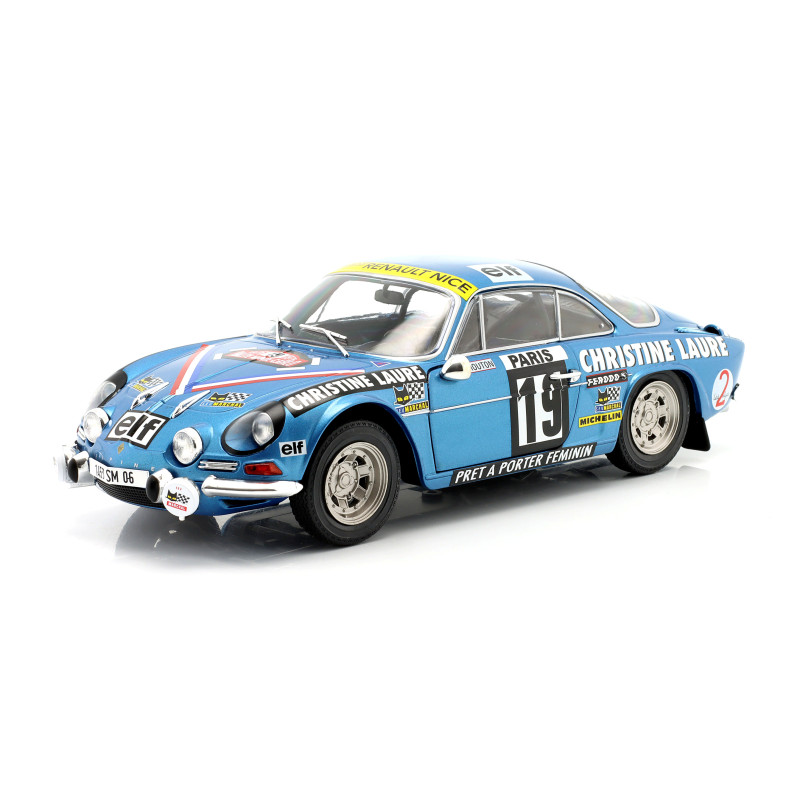 1:18 Solido Alpine A110 1600S N19 Rally Monte Carlo 1976 Mouton