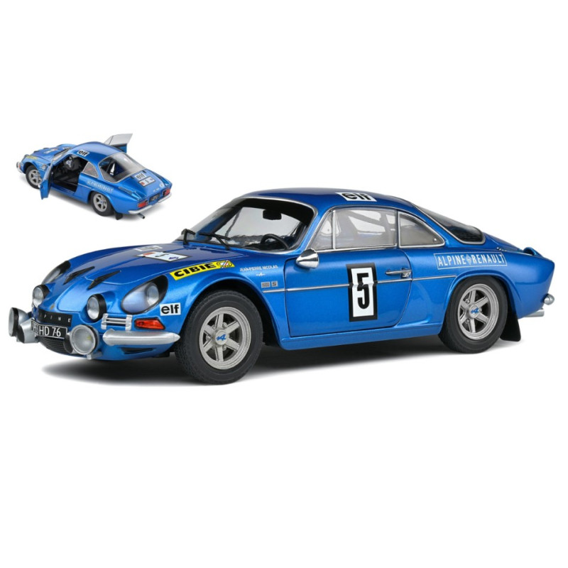 1:18 Solido Alpine A 110 1600S N5 Olympia Rally 1972 Nicolas/todt