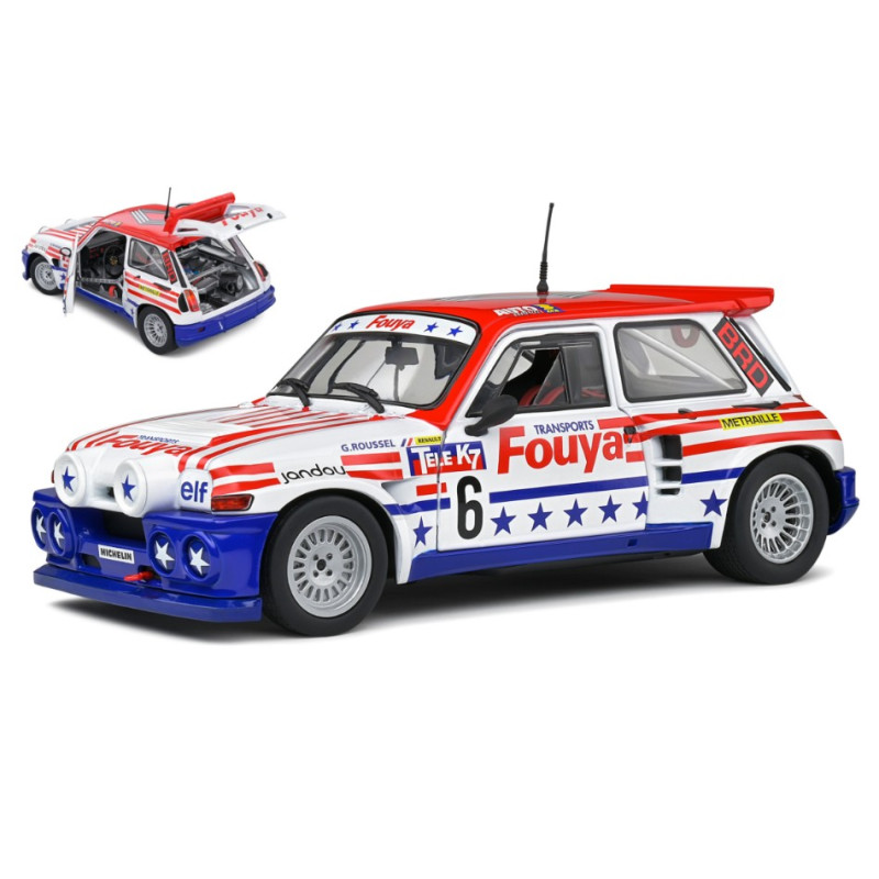 1:18 Solido Renault 5 Maxi N6 Rallycross 1987 G.roussel