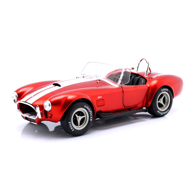 1:18 Solido Shelby Cobra 427 S/C Mkii Spider Hard top 1965 Metallizzato Rosso