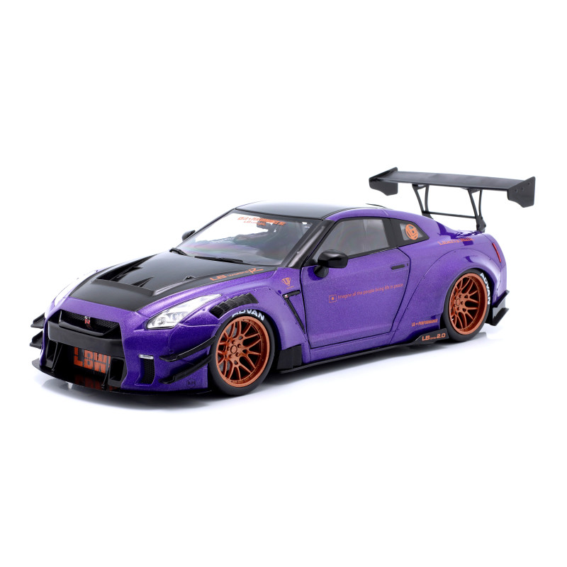 1:18 Solido Nissan Gt r (R35) W/liberty Walk Body KIT 2.0 2022 Violazilla