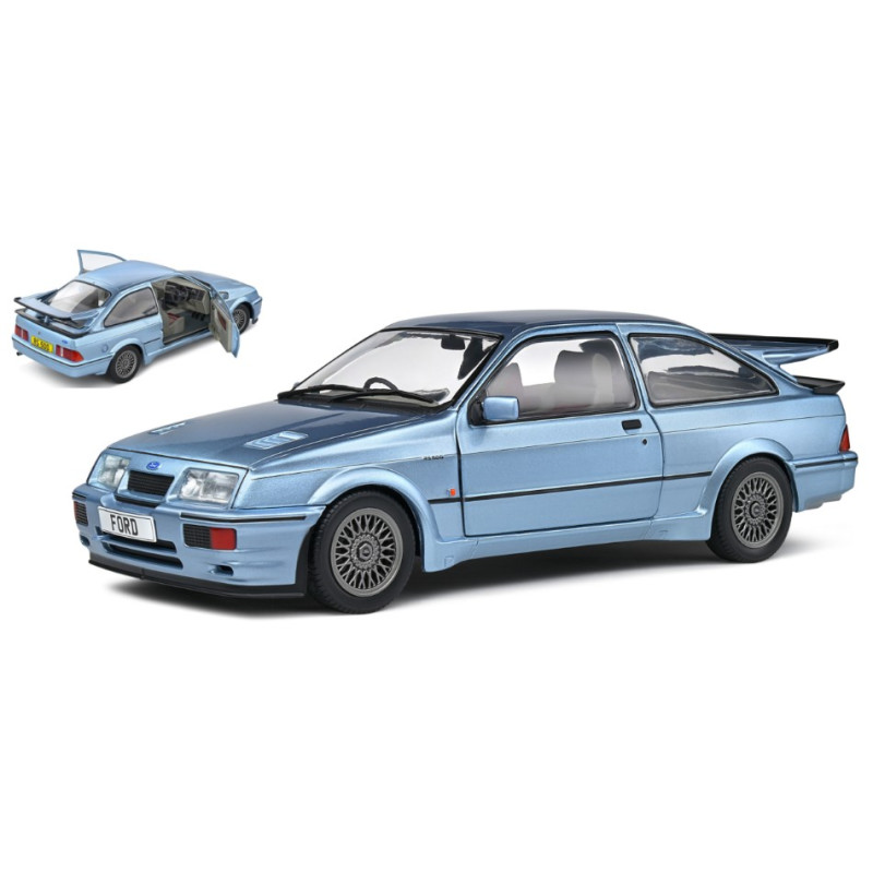 1:18 Solido Ford Sierra RS 500 1987 Blu Chiaro