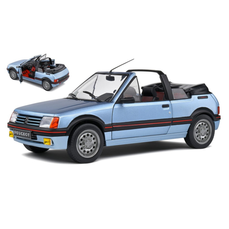 1:18 Solido Peugeot 205 CTI 1989 Blu Chiaro