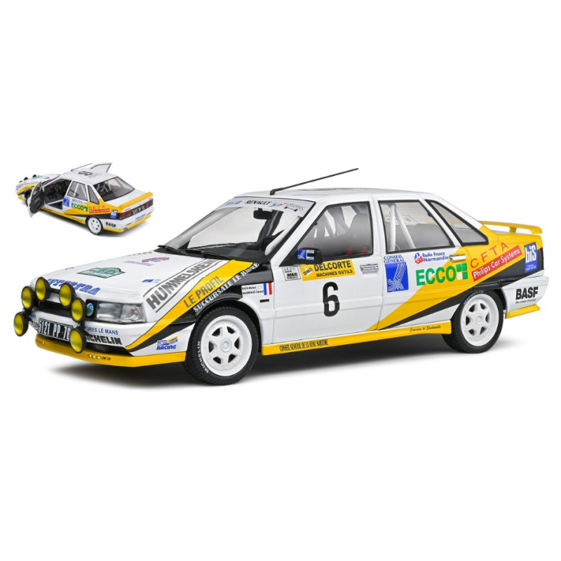 1:18 Solido Renault R21 Turbo Mkii Gr.a N6 Rally Charlemagne 1991 Rats/menard