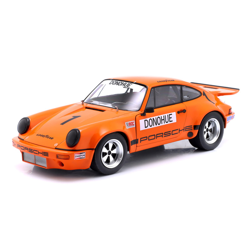 1:18 Solido Porsche 911 RS N1 Winner Iroc Daytona 1974 M.donohue