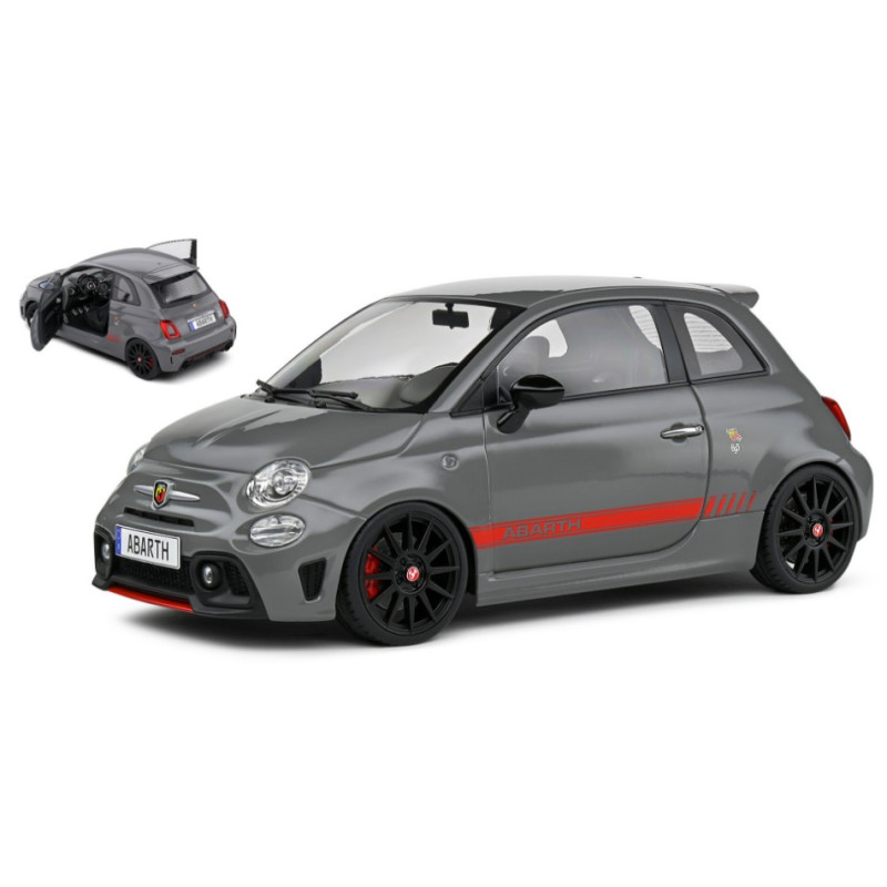 1:18 Solido Fiat Nuova 500 Abarth 595 XSR Yamaha Edition 2022 Grigio