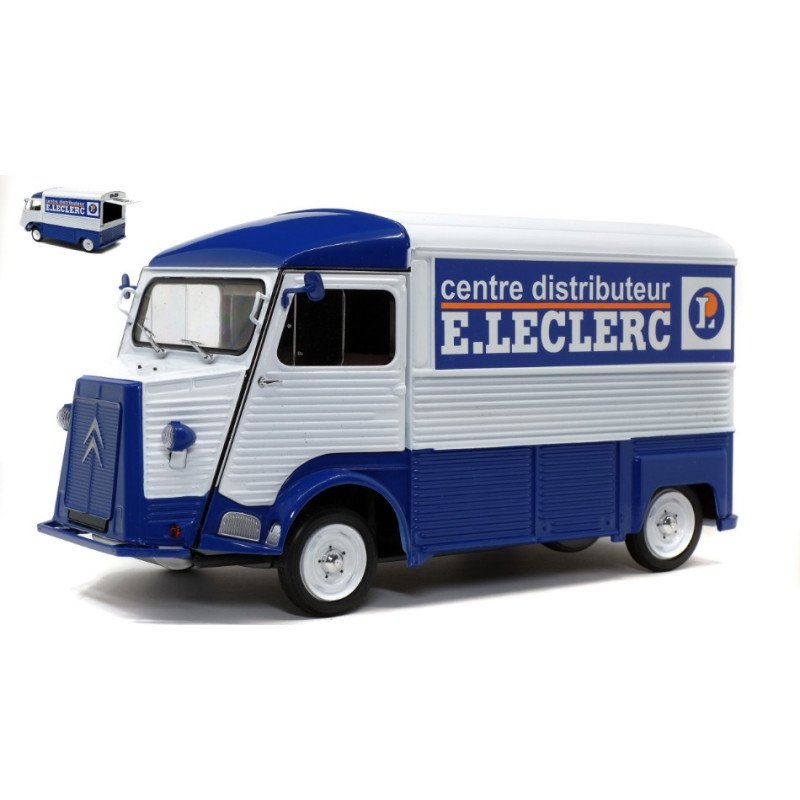 1:18 Solido Citroen Type HY E.leclerc Centre Distributeur 1969 Blu/bianco