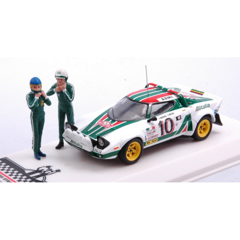 1:43 Ixo Model Lancia Stratos HF N10 Winn.rally Monte C.1976 W/fig.munari/maiga