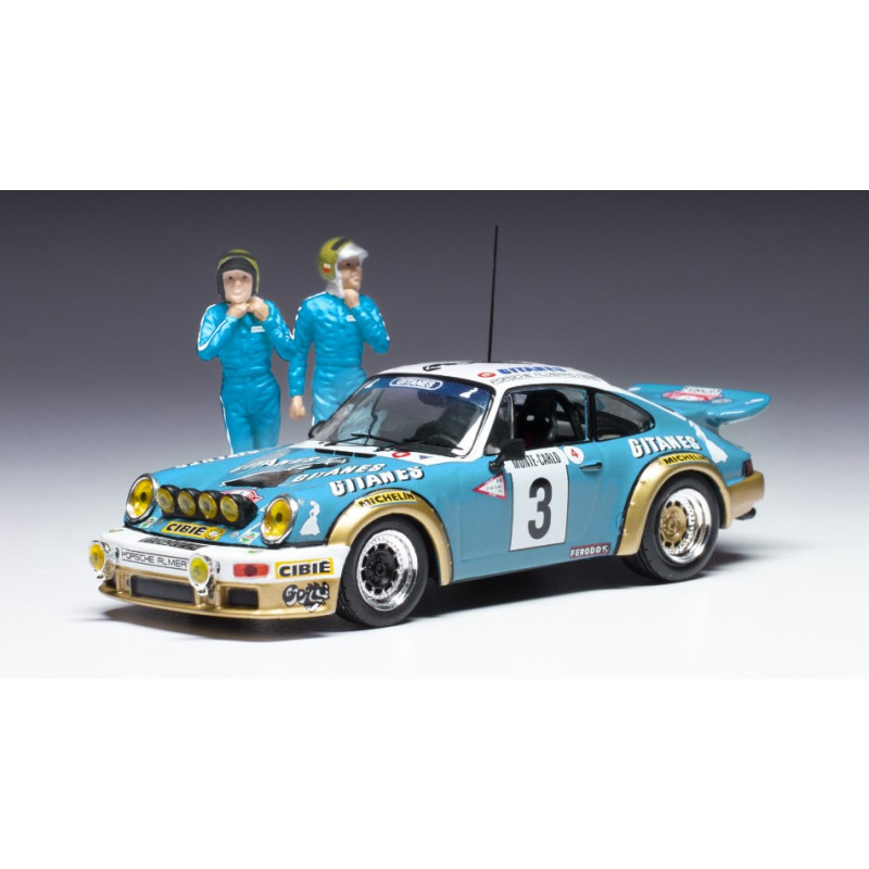 1:43 Ixo Model Porsche Carr.rs N1 Winn.rally Monte C.1978 W/fig.nicolas/laverne