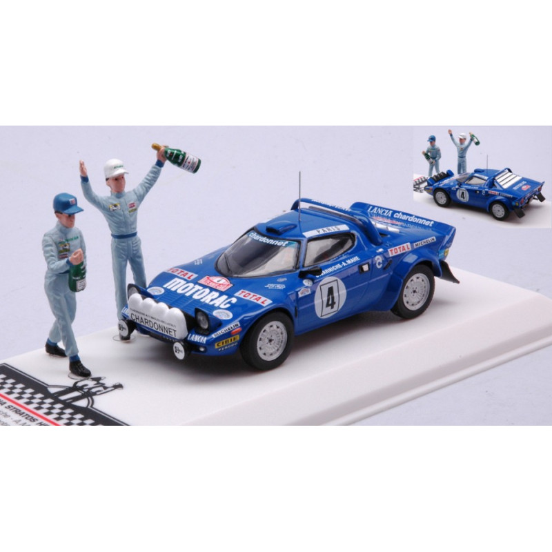 1:43 Ixo Model Lancia Stratos HF N4 Winn.rally Monte C.1979 W/fig.darniche mahe