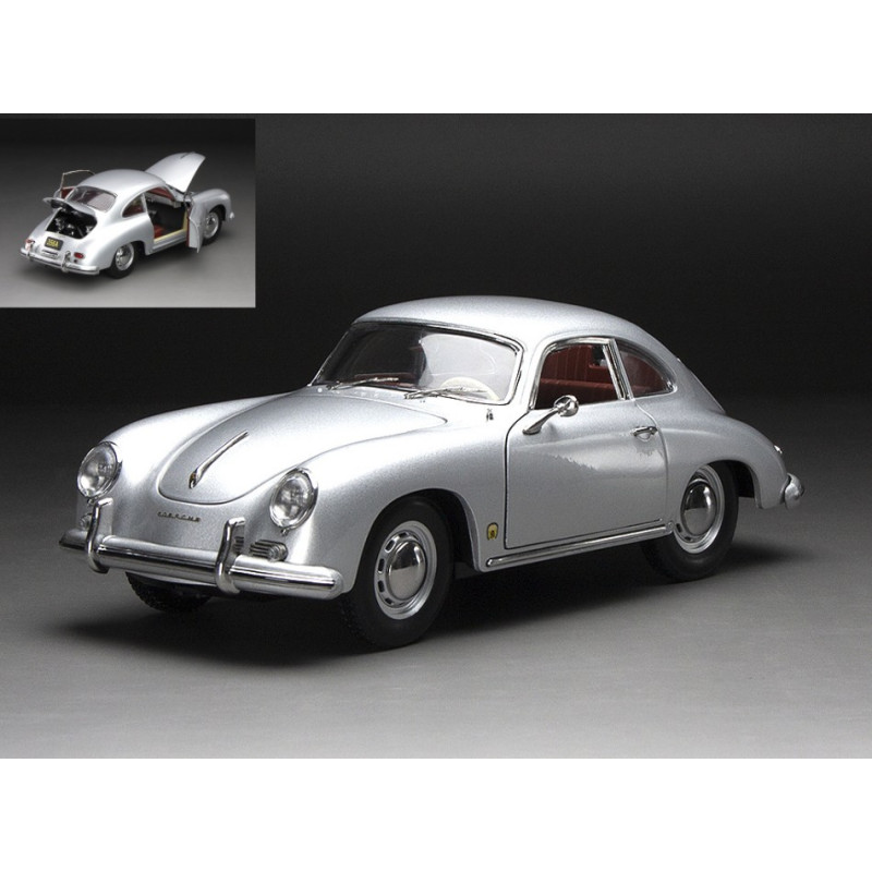 1:18 Sunstar Porsche 356A 1500 GS Carrera GT 1957 Argento