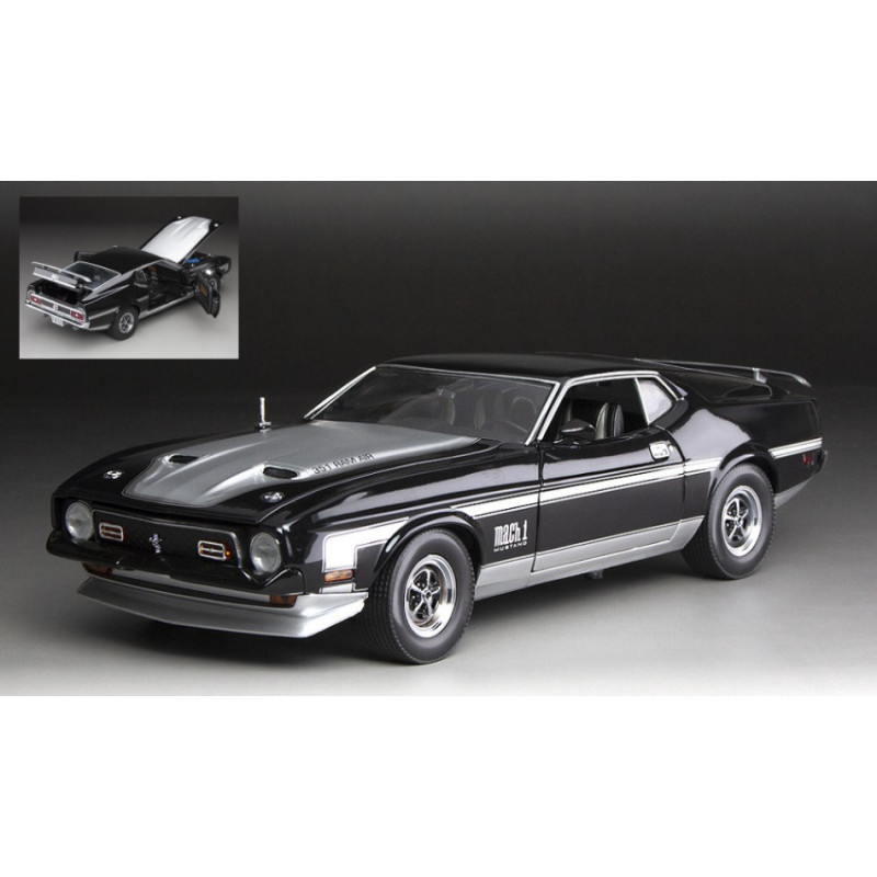 1:18 Sunstar Ford Mustang Mach 1 1971 Raven Nero