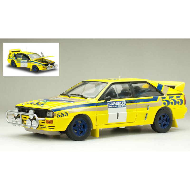 1:18 Sunstar Audi Quattro A2 N1 Winner Rally Hong Kong 1986 Blomqvist berglund