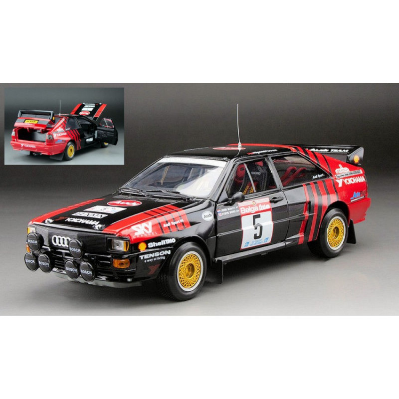 1:18 Sunstar Audi Quattro A2 N5 Circuit DES Ardennes 1986 J.bosch s.bond