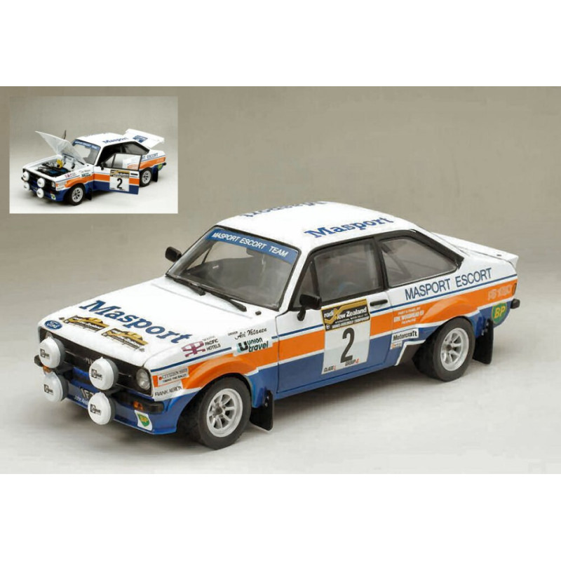 1:18 Sunstar Ford Escort Mkii RS1800 N2 2nd Rally NEW Zeland 1977 Vatanen scott