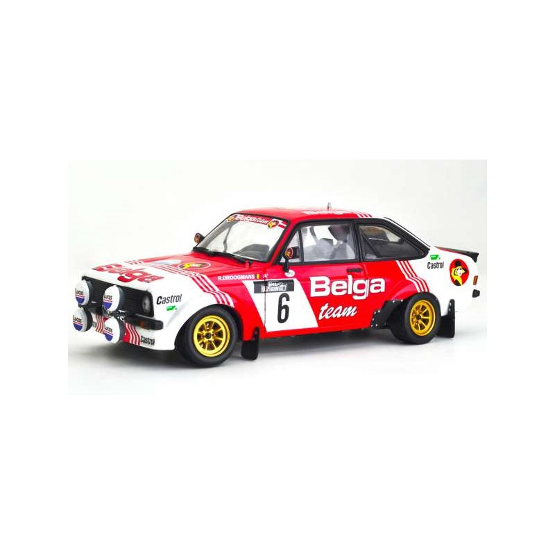 1:18 Sunstar Ford Escort RS 1800 N6 Haspengouw Rally 1982 Droogmans/joosten