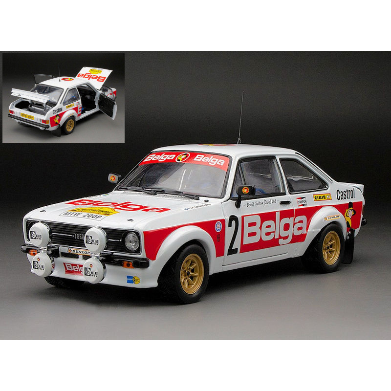 1:18 Sunstar Ford Escort RS 1800 N2 Rally DU Condroz 1979 Mikkola hertz