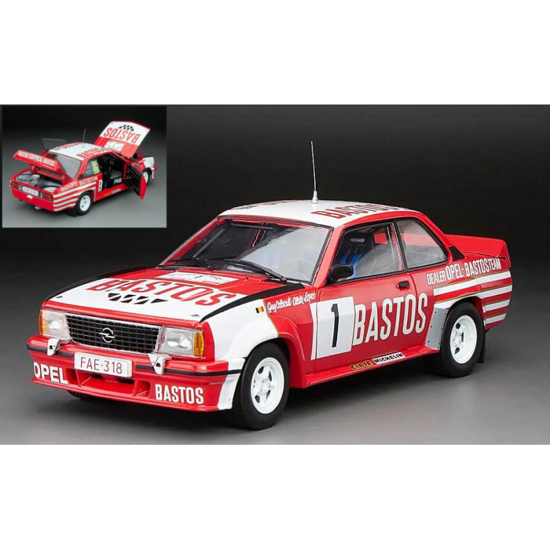 1:18 Sunstar Opel Ascona 400 N1 2nd Circuit DE Ardennes 1983 G.colsoul a.lopes